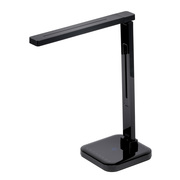 Bostitch Desk Lamp with Wireless Charging, Black VLED1700